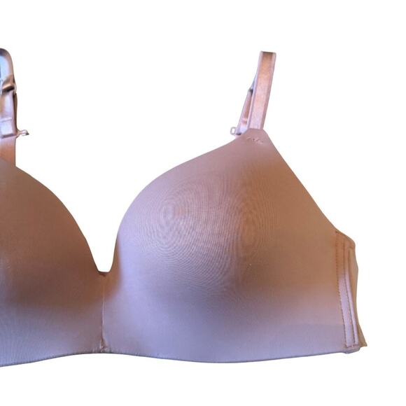 Auden Wireless Nursing Bra 36B Blush Pink Lightly Lined VGUC / 782B2 - Picture 3 of 6